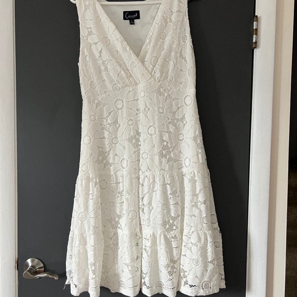 White Floral dress
